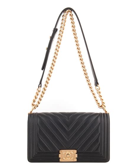 chanel boy chevron black|Chanel boyfriend bag.